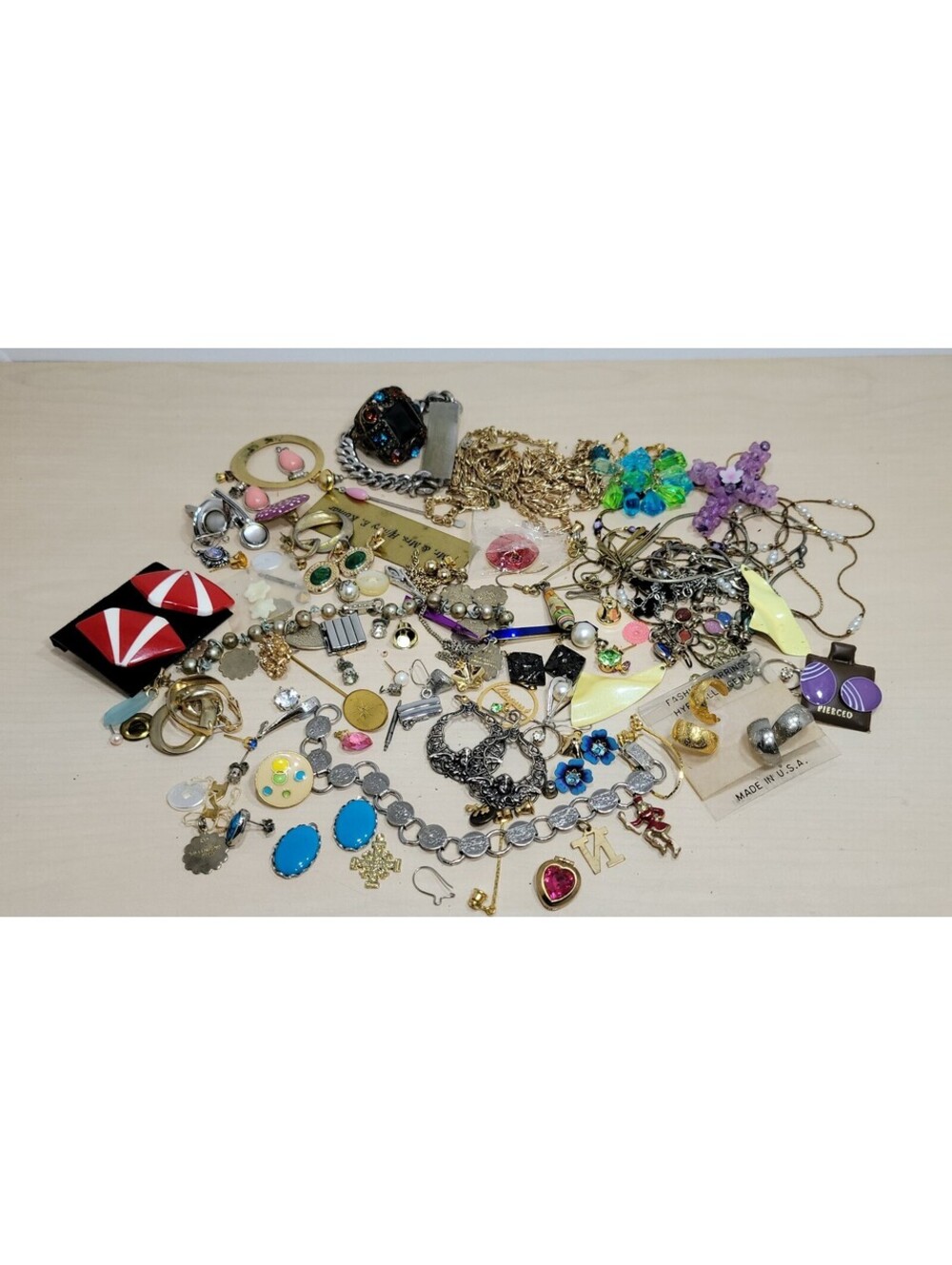 Deco Vintage CRAFT REPAIR Jewelry Lot